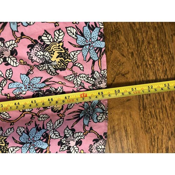 Derek Lam IO Crosby Pink Floral Maxi Dress with V-Neck and Flutter Sleeves - Picture 9 of 14